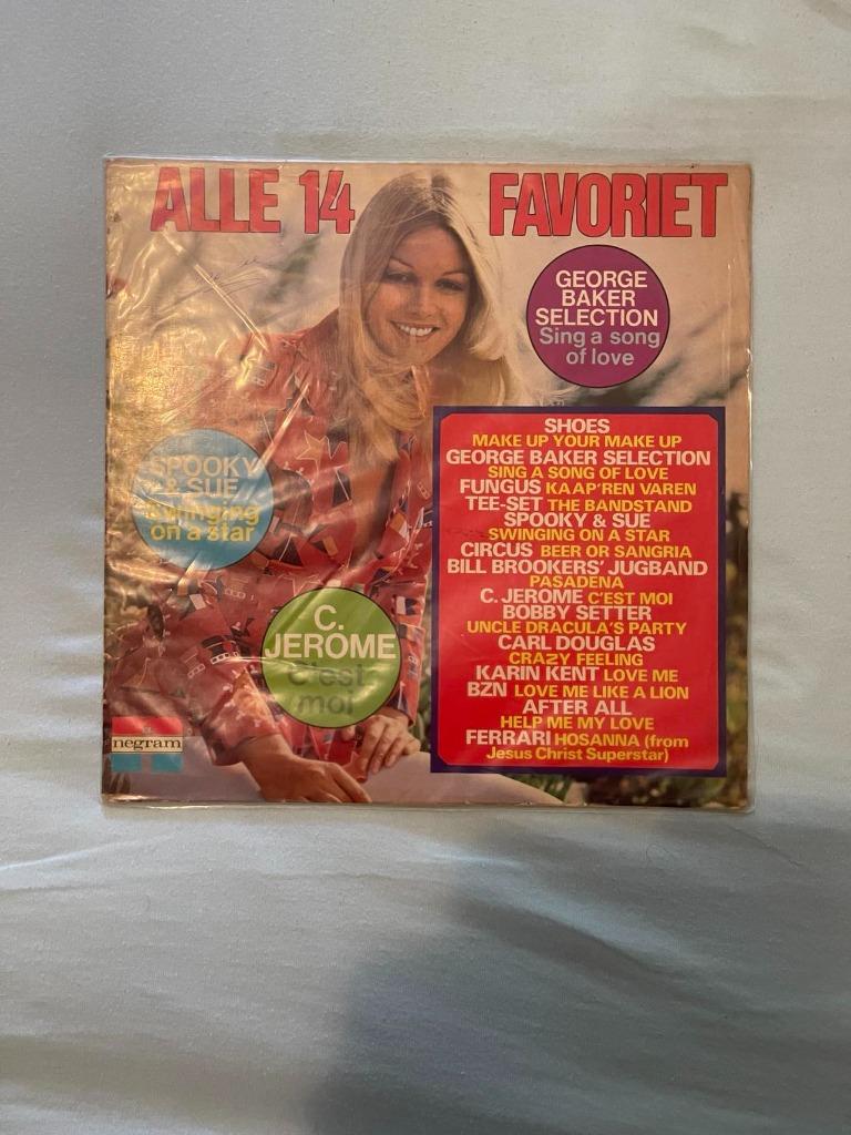 Lp  * Alle 14 FAVORIET *, Enlèvement ou Envoi, Utilisé, 12 pouces, Pop