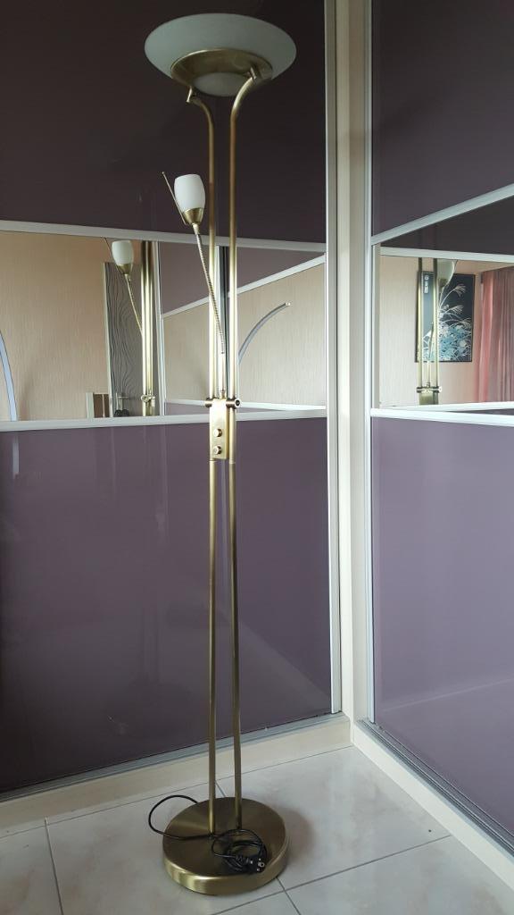 Lampadaire sur pied, Enlèvement, Comme neuf, Verre