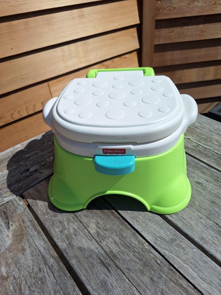 Fisher Price Koninklijk Potje en Krukje met Geluid, Ophalen, Zo goed als nieuw