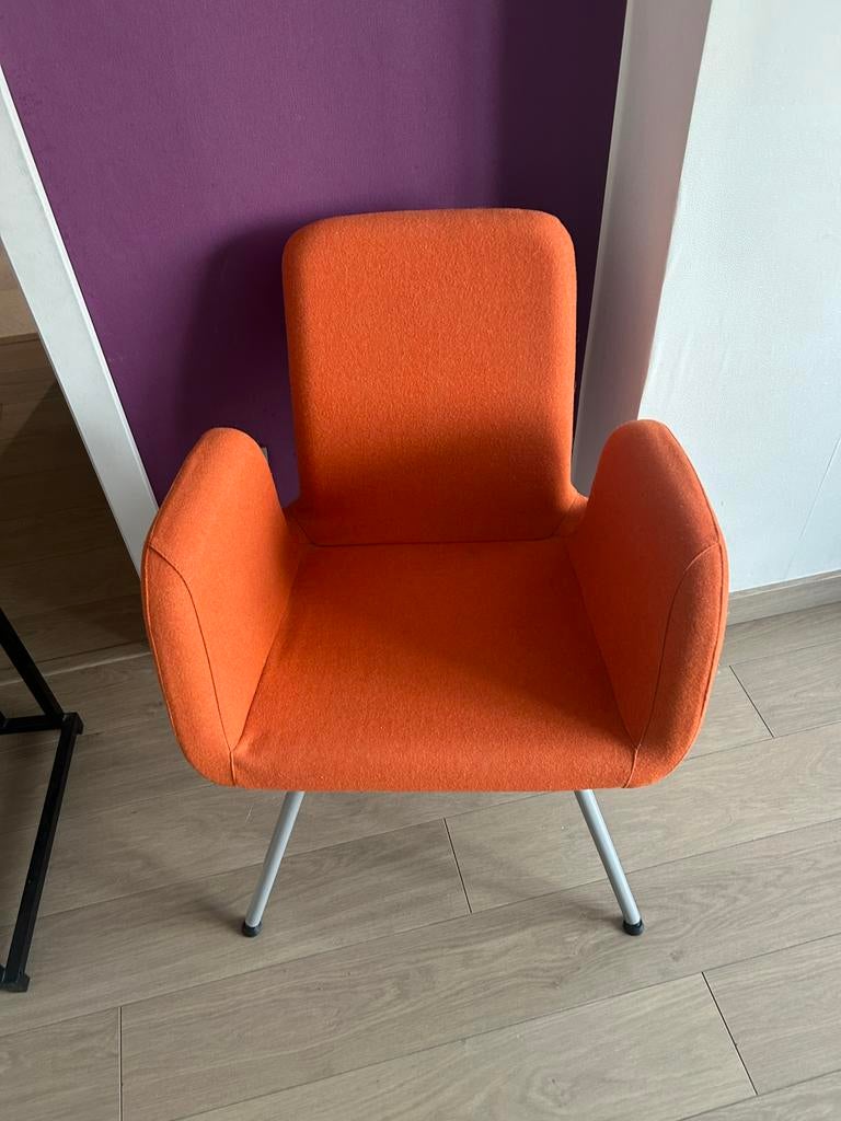 Bureaustoel, Huis en Inrichting, Ophalen, Zo goed als nieuw, Oranje, Bureaustoel