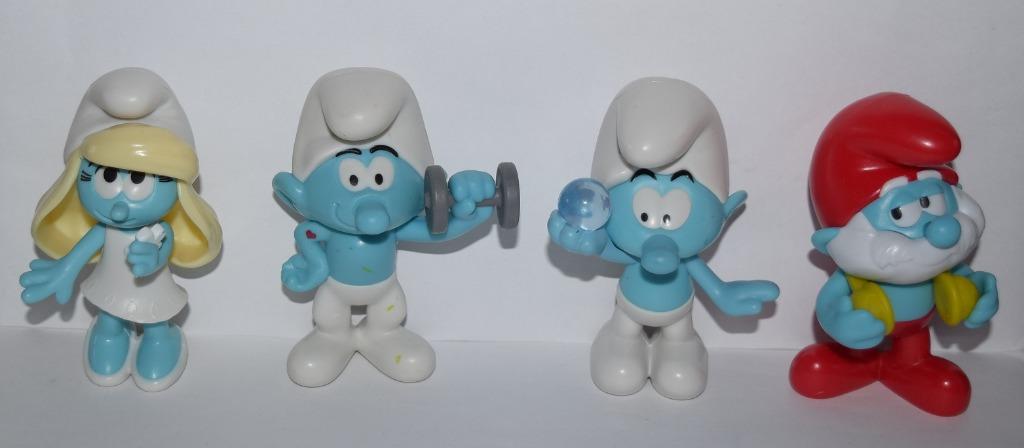 Smurfen / Burger King / Volledige reeks van 12 figuren, Verzenden, Nieuw, Film, Beeldje, Replica of Model