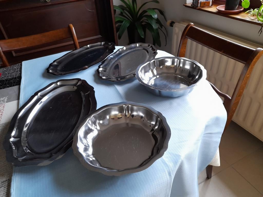 Roestvrijstalen schalen, Ophalen of Verzenden, Zo goed als nieuw, Inox, Overige typen