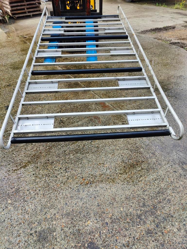 Aluminium bagagerek / imperials. Rode plavuizen.Webasto, Ophalen of Verzenden, Gebruikt
