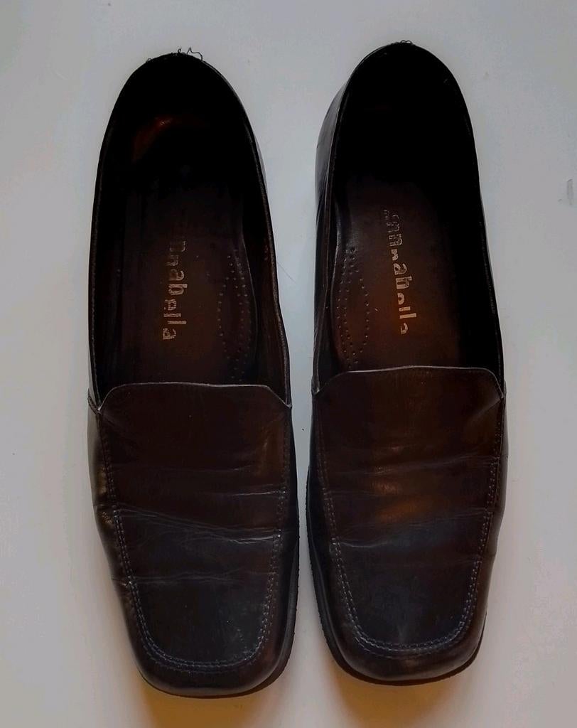 Mocassins noirs donnabella T. 36,5, Donnabella, Enlèvement ou Envoi, Porté, Chaussures basses