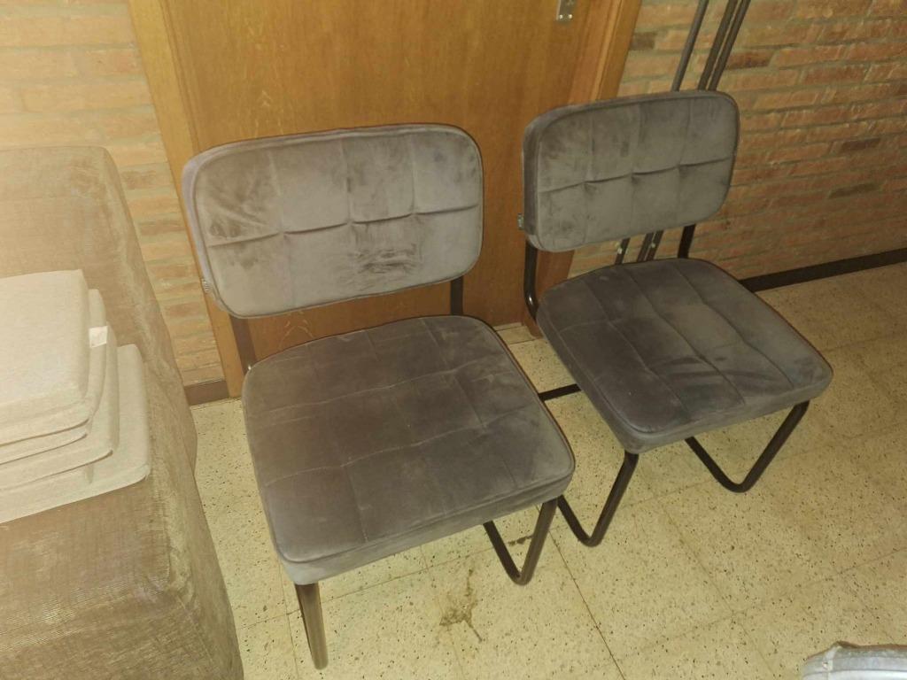 2 mooie velours stoelen+zitbank van Kick Collection&Linteloo, Ophalen, Zo goed als nieuw, Stof