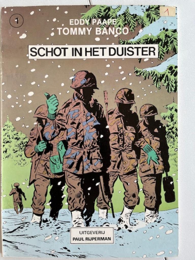 TOMMY BANCO , 2 strips van EDDY PAAPE, Meerdere stripboeken, Ophalen of Verzenden, Gelezen