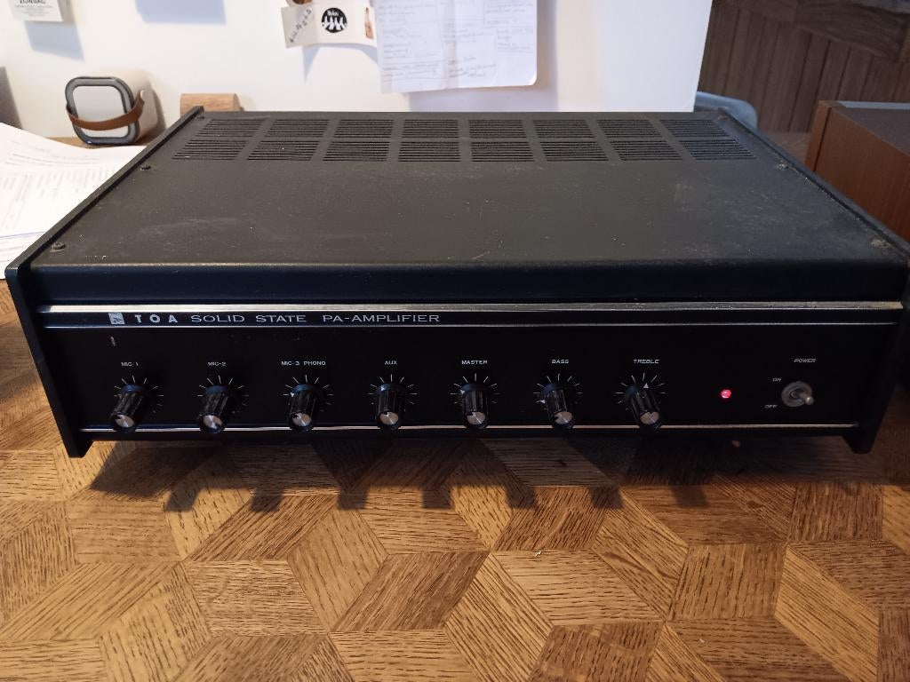 Solid state PA amp Toa TA-268, Ophalen, Gebruikt, Minder dan 500 watt, P.A.
