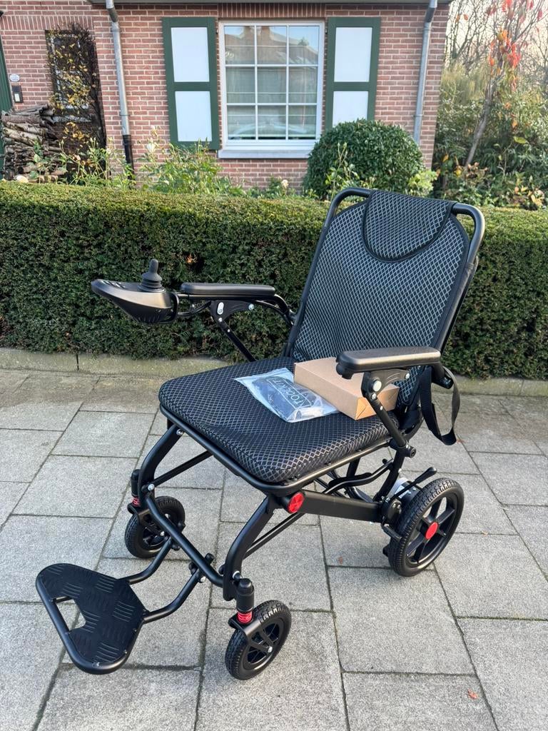 Reisstoel Lichtgewicht Elektrische rolstoel plooibaar NIEUW, Diversen, Rolstoelen, Ophalen of Verzenden, Inklapbaar, Nieuw, Elektrische rolstoel