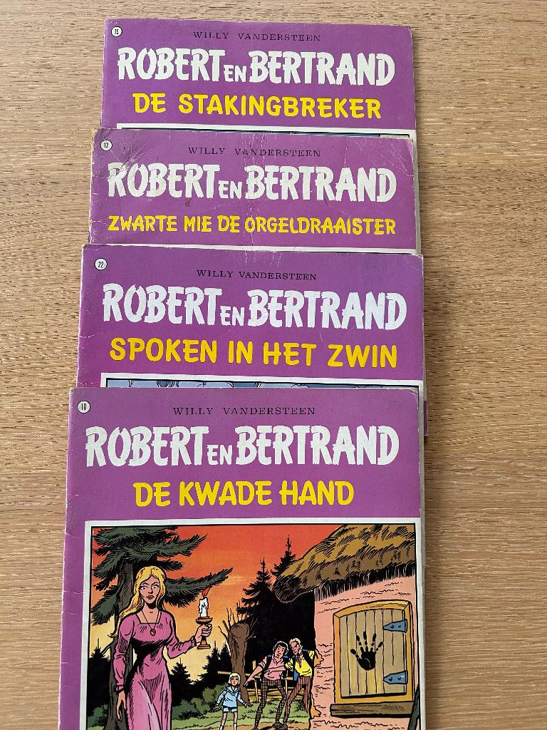 Strips ‘Robert en Bertrand’, Boeken, Ophalen