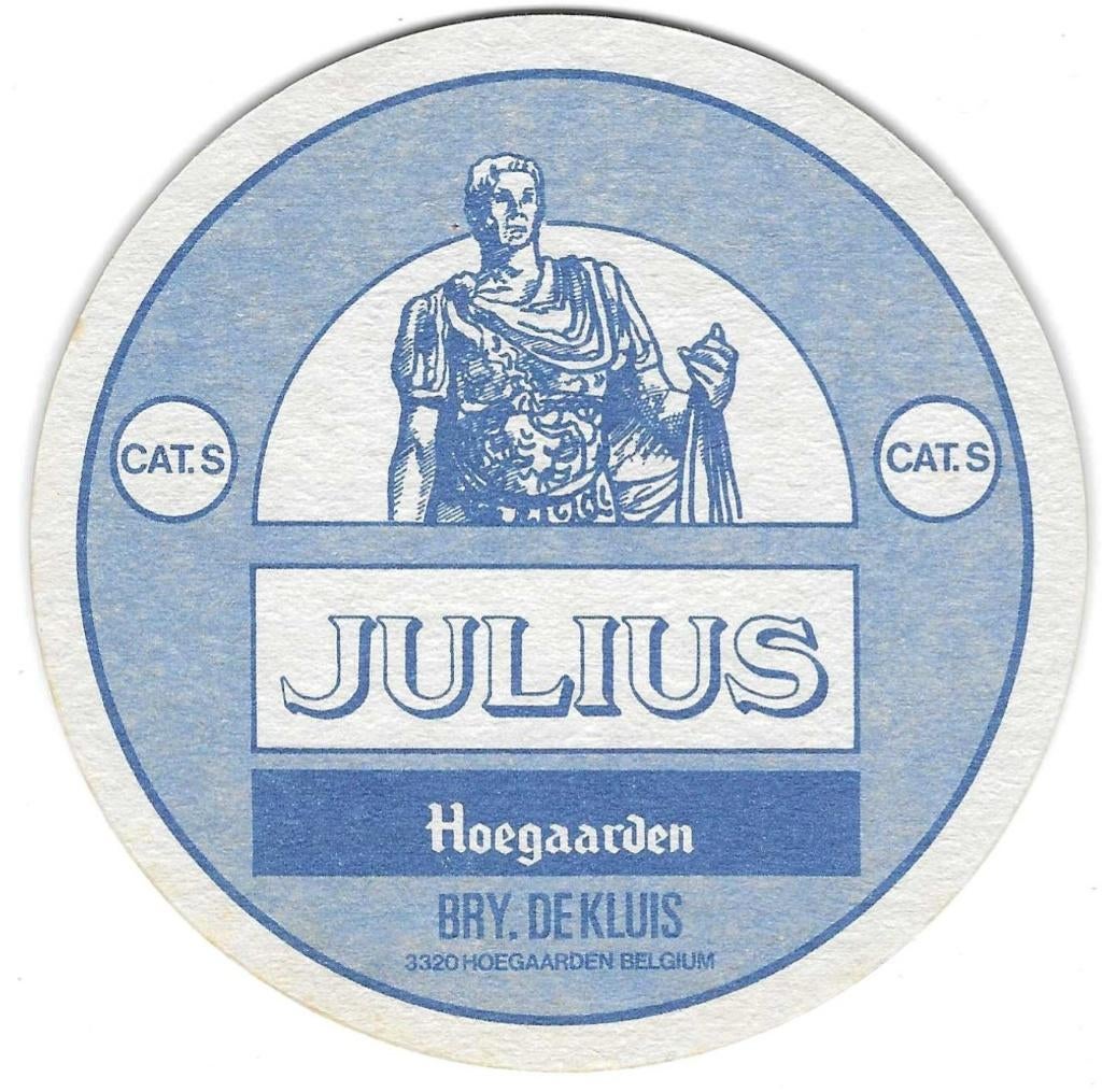 bierviltje 1st Hoegaarden Julius, Envoi