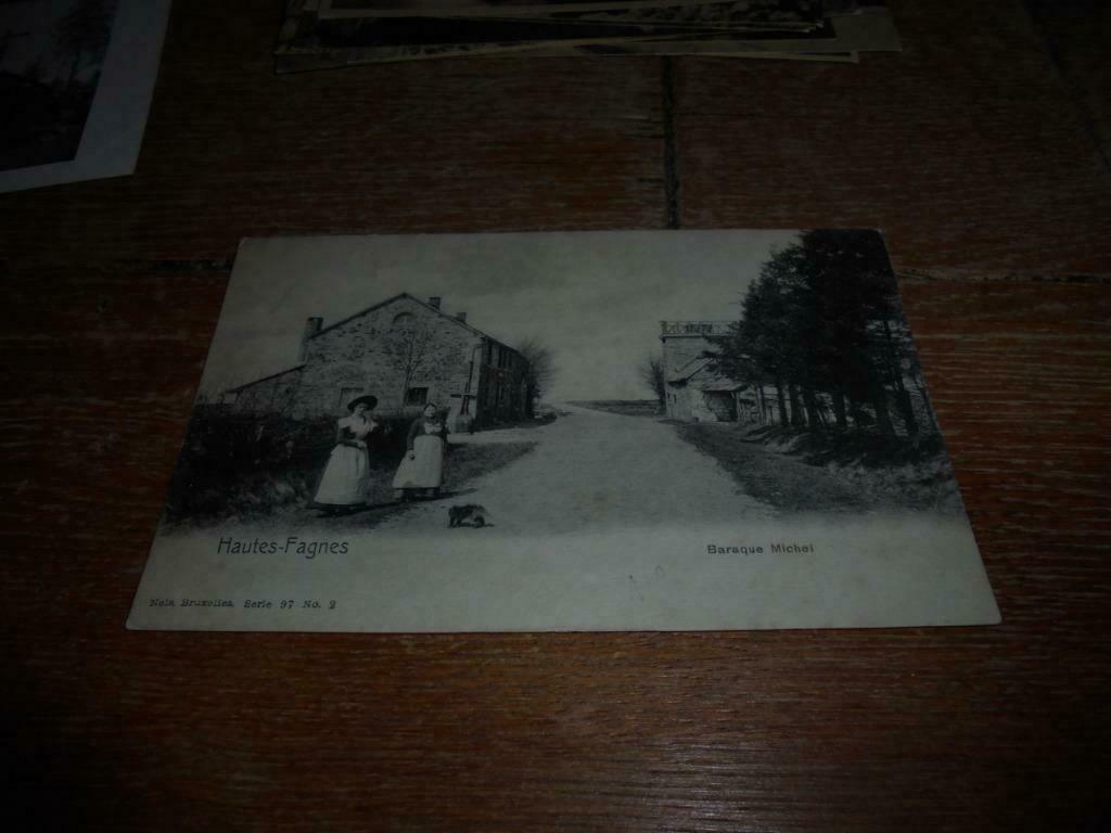 oude postkaart Haute-Fagnes Jalhay, Enlèvement