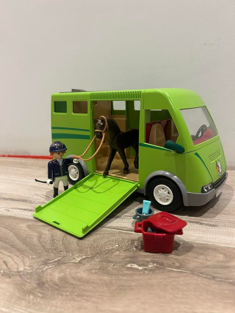 Playmobil paardenvrachtwagen 6928, Enlèvement ou Envoi, Utilisé, Ensemble complet