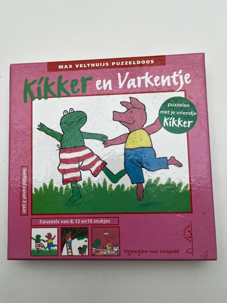 Puzzelbox Kikker en Varkentje, Ophalen, Gebruikt
