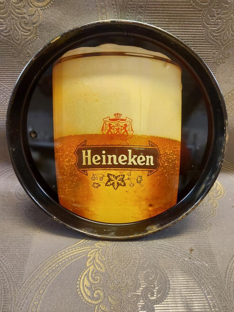 Blikken plateau Heineken, Verzamelen, Ophalen of Verzenden, Gebruikt, Gebruiksvoorwerp