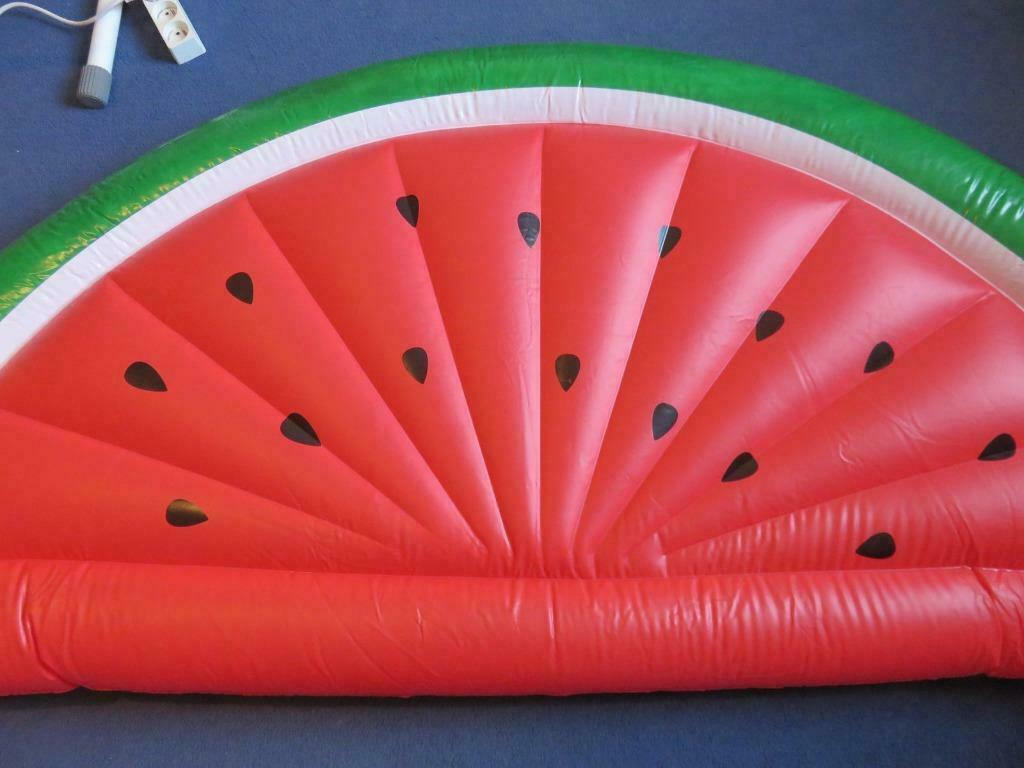 Lot plage pastèque : matelas gonflable, drap plage, glacière, Enlèvement ou Envoi, Comme neuf, Autres types
