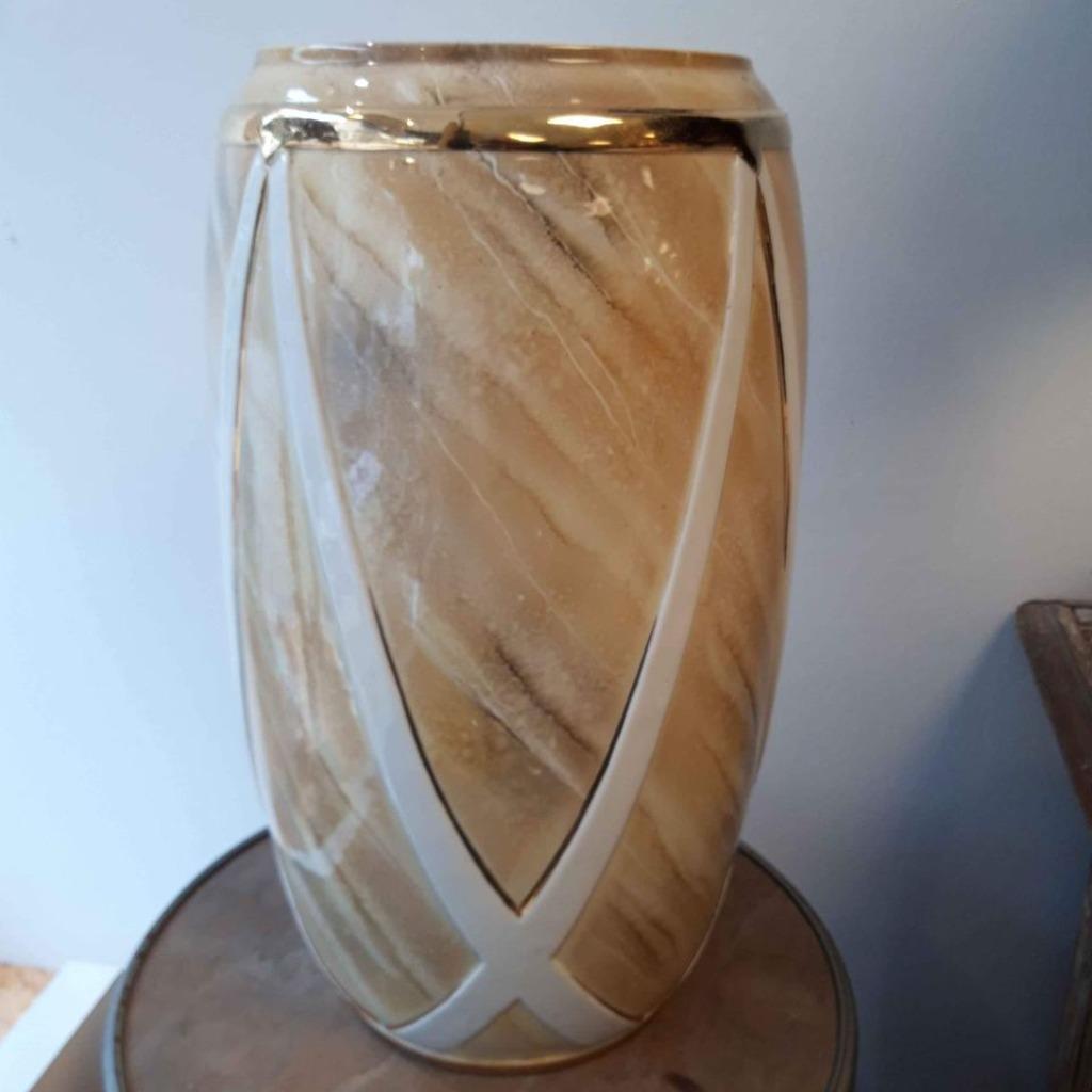Vase de sol vintage Hollywood Regency, Italie, Antiquités & Art, Enlèvement