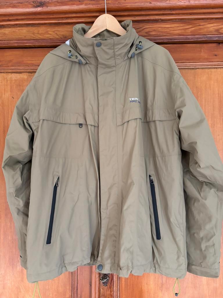 Regenjas met kap, Tenson, maat XXL, Beige, Overige maten, Ophalen of Verzenden, Zo goed als nieuw