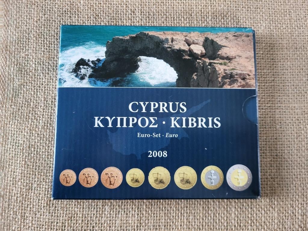 Eurokit 2008 Cyprus, Postzegels en Munten, Munten | Europa | Euromunten, Ophalen of Verzenden, Cyprus
