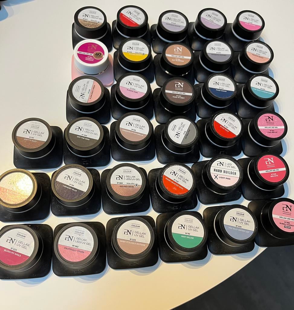 33 gelkleuren ProNails, Ophalen, Overige kleuren, Zo goed als nieuw, Accessoires