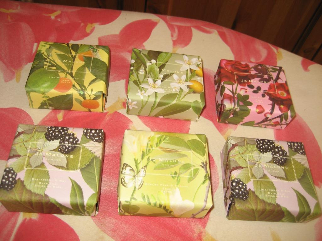 JO MALONE SAVONS PARFUMES 100gr x 6, Envoi, Neuf, Baignoire & Douche