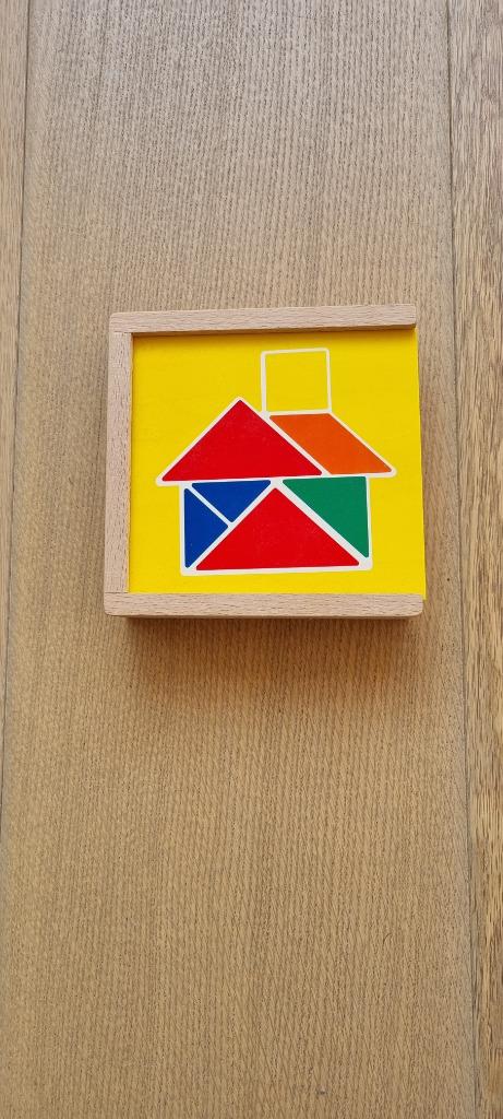 Tangram en bois, Ophalen, Zo goed als nieuw, Bouwen