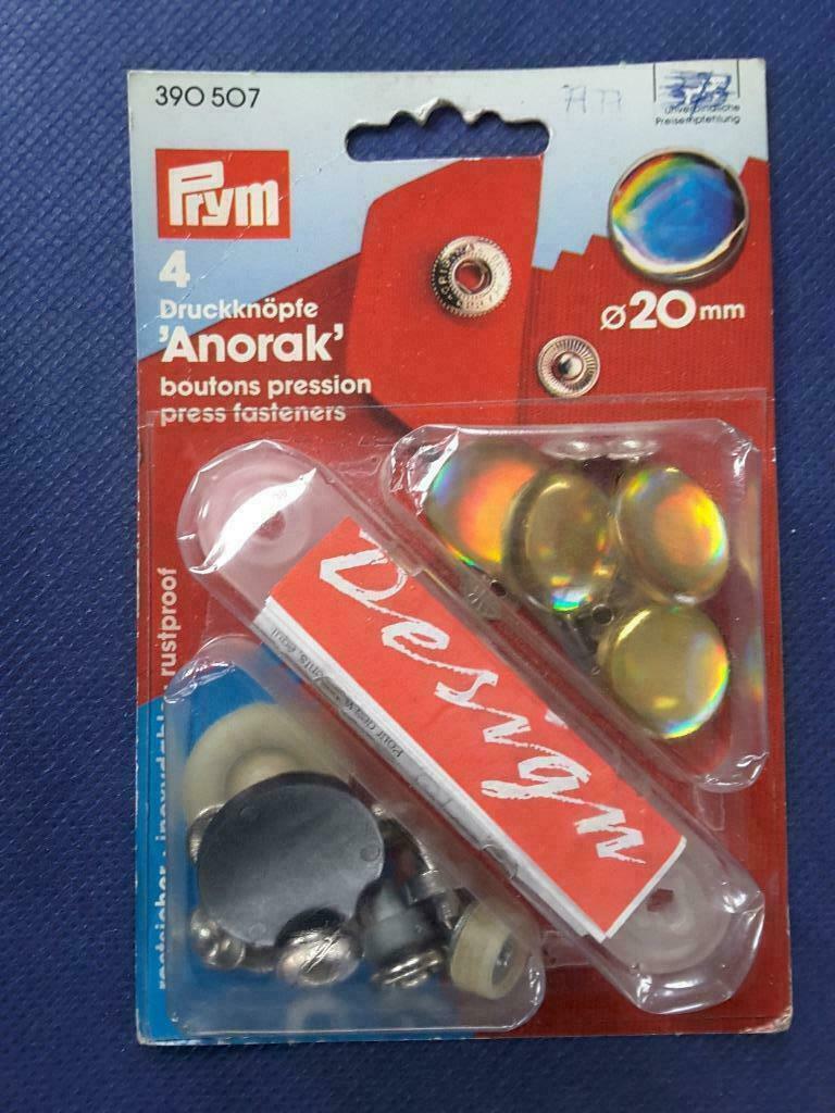 boutons pression pour anorak 20 mm Prym 390507, Enlèvement ou Envoi, Neuf, Bouton ou Boutons