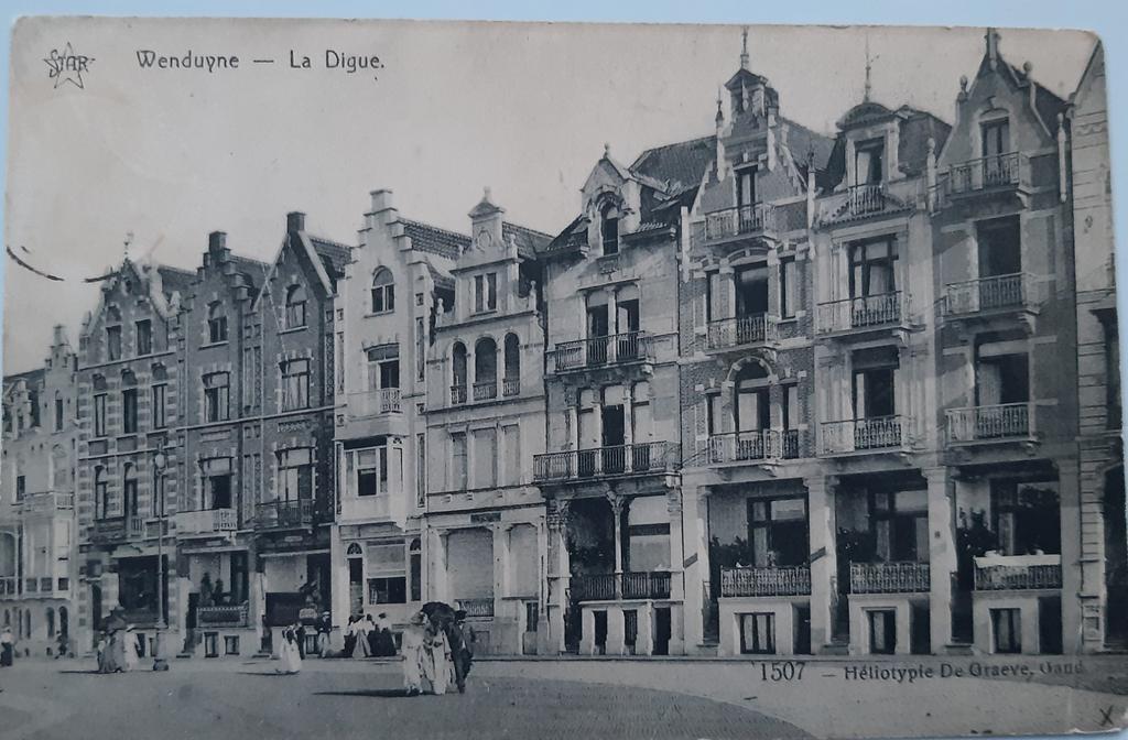 WENDUINE villas zeedijk DIGUE WENDUYNE 1911, Ophalen of Verzenden