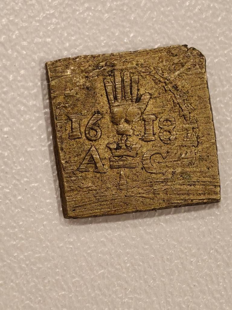 Muntgewicht 17de eeuw, Ophalen of Verzenden