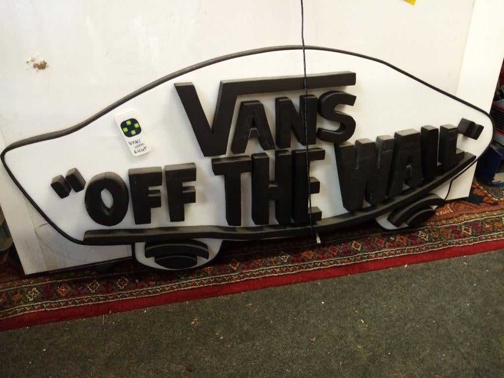 vans lichtbak reclame, Ophalen, Zo goed als nieuw, Lichtbak of (neon) lamp