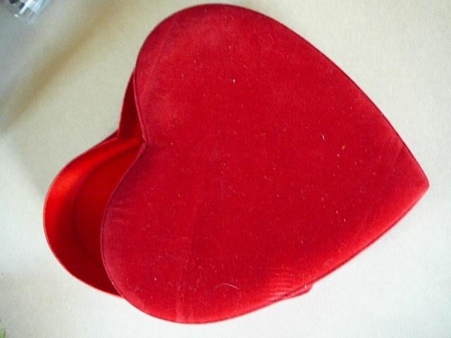 Valentijn hartvormige rode doos, Ophalen of Verzenden, Gebruikt, Verpakking