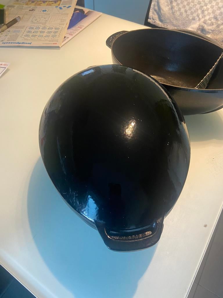 Staub gietijer kookpot met emaille, Enlèvement, Comme neuf