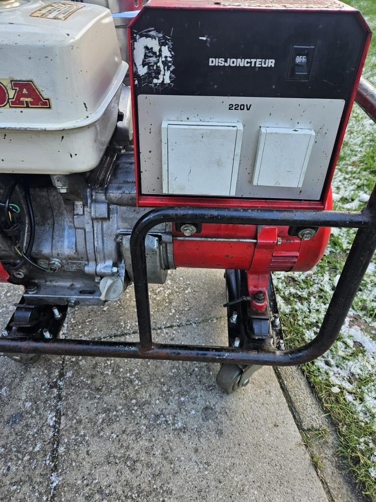 Aggregaat met Honda gx 340 motor, Doe-het-zelf en Bouw, Aggregaten, Ophalen, Gebruikt, 5 tot 10 kVA, Benzine