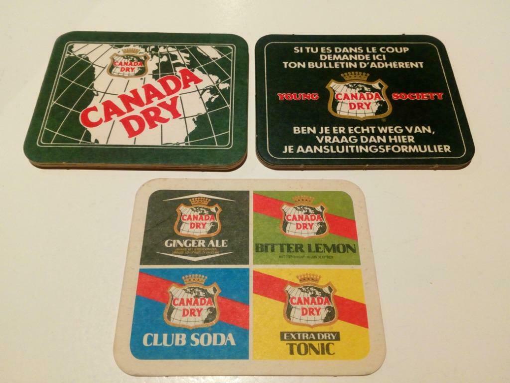 Bierviltjes van Canada dry, Enlèvement ou Envoi, Sous-bock, Autres marques