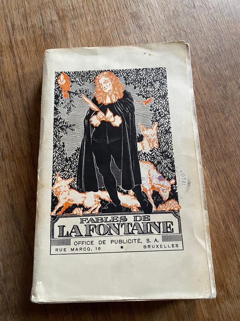 Fables de la fontaine Office de publicité SA Bruxelles 1954?, Envoi, Utilisé, La Fontaine