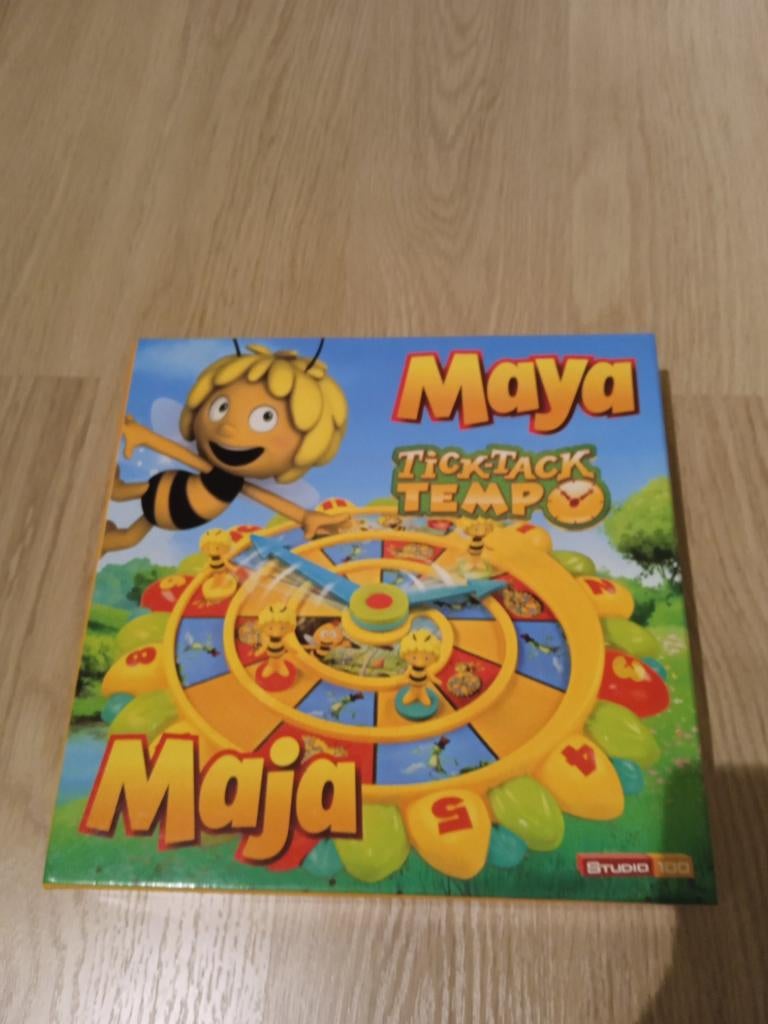 Studio 100 : Maya tick-tack tempo, Hobby en Vrije tijd, Drie of vier spelers, Ophalen of Verzenden, Zo goed als nieuw, Studio 100