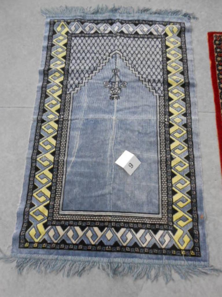 tapis 65 x 105 tapis de prière gris, 100 à 150 cm, Gris, Enlèvement ou Envoi, Comme neuf
