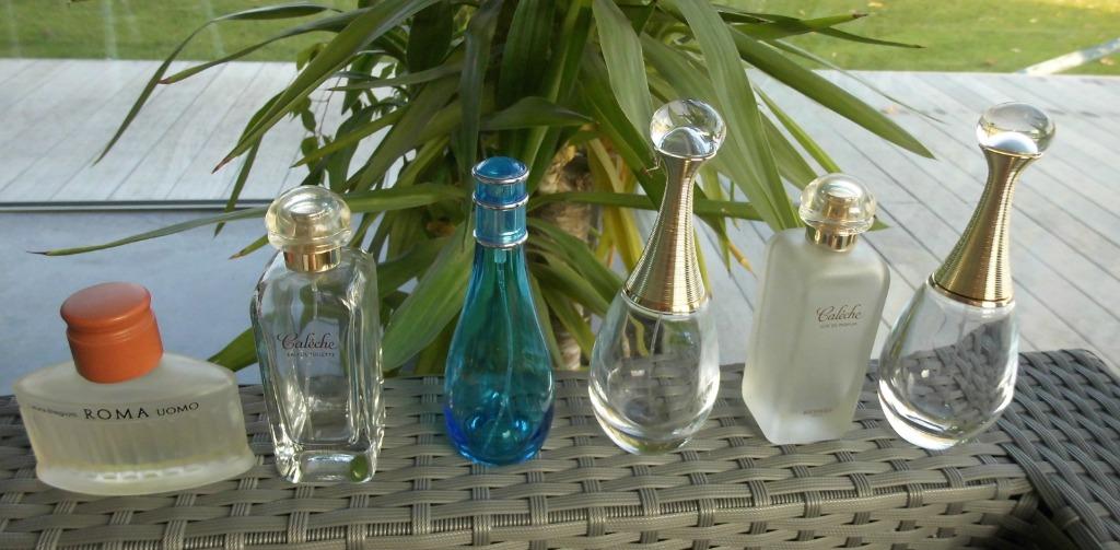 Très beaux flacons de Parfum  vides  DIOR : LANVIN  etc ..., Enlèvement, Utilisé, Bouteille de parfum