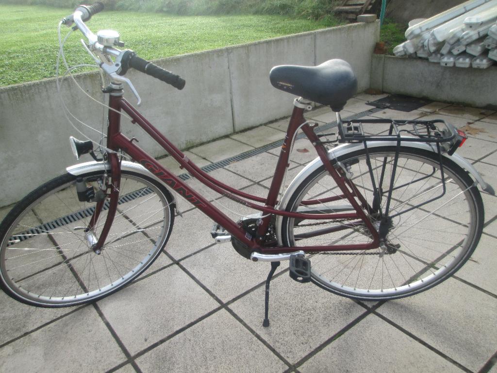 Damesfiets, Fietsen en Brommers, 56 cm of meer, Ophalen, Gebruikt, Giant