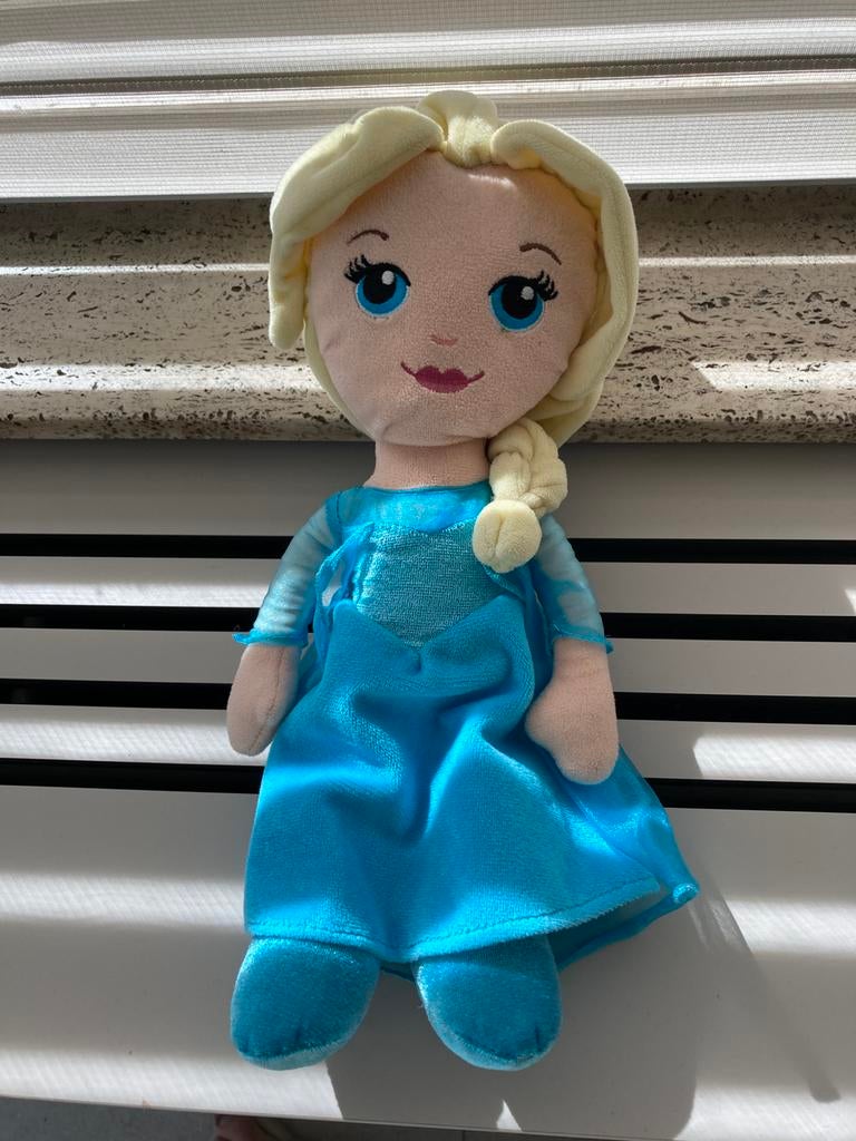 Knuffel Elza van Frozen, Kinderen en Baby's, Speelgoed | Knuffels en Pluche, Ophalen, Zo goed als nieuw
