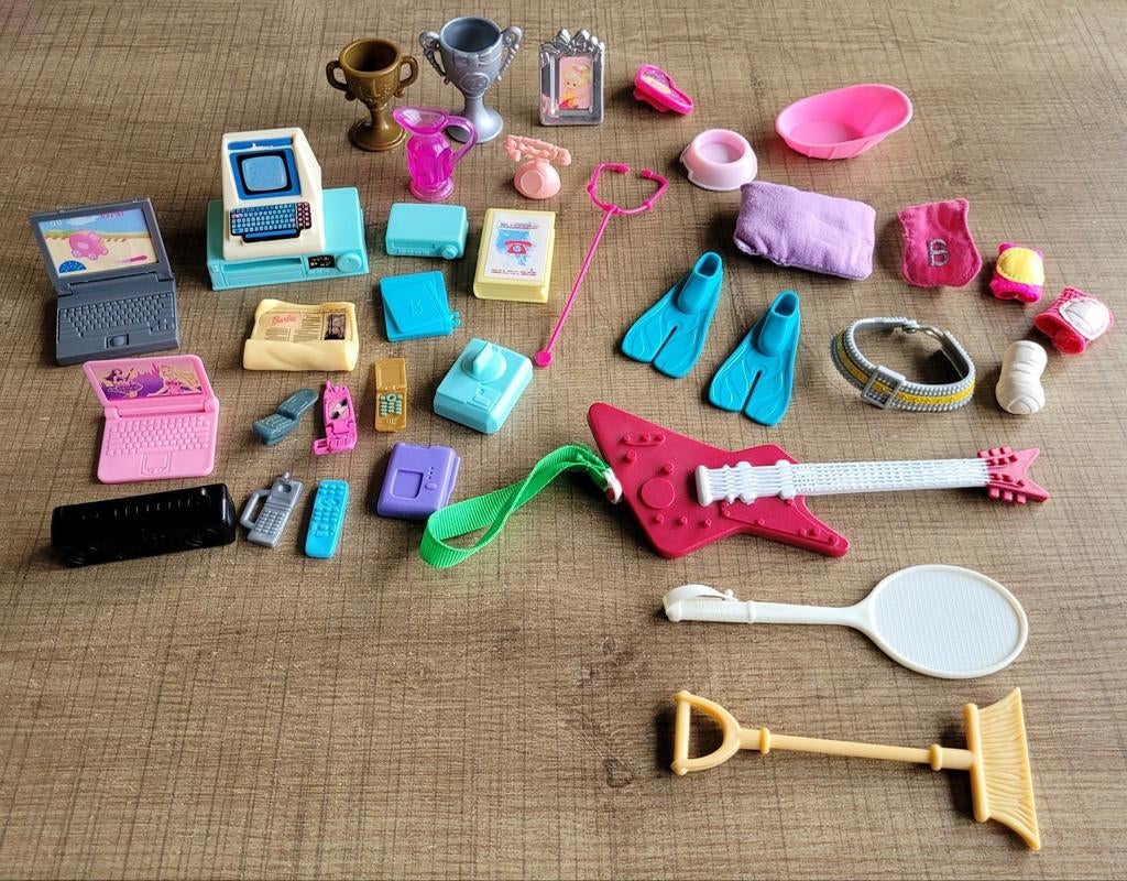 Barbie: spulletjes allerlei, Ophalen of Verzenden, Gebruikt, Barbie