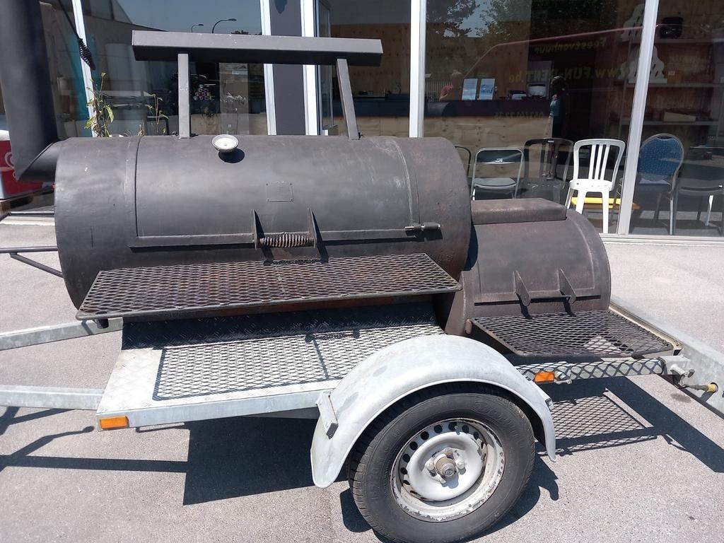 Oklahoma bbq op aanhangwagen, Tuin en Terras, Ophalen