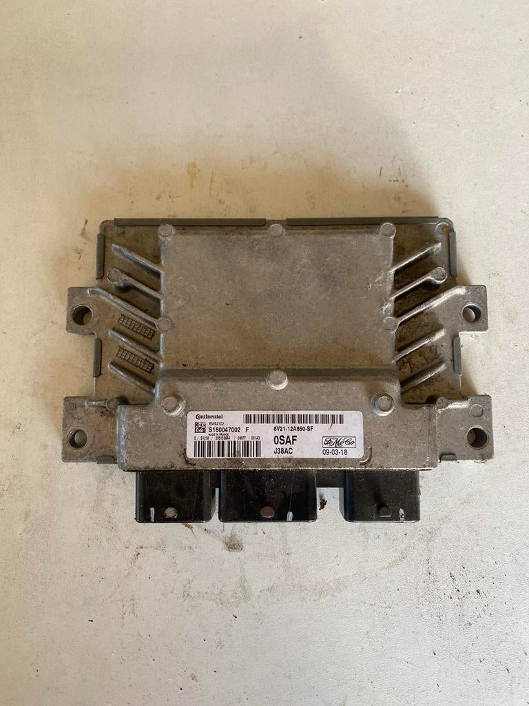 Ford Fiesta Mk6 1.25i 8V21-12A650-SF / S180047002 Ecu, Ophalen of Verzenden, Gebruikt, Ford