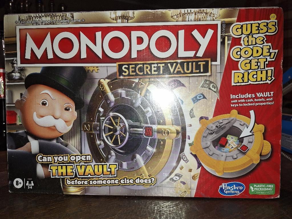 GEHEIME KLUIS MET MONOPOLIE, Vijf spelers of meer, Ophalen of Verzenden, Gebruikt, Hasbro