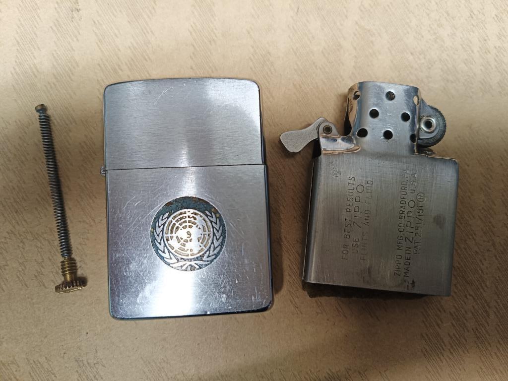 Briquet Zippo ONU - Congo, Ophalen, Gebruikt, Aansteker