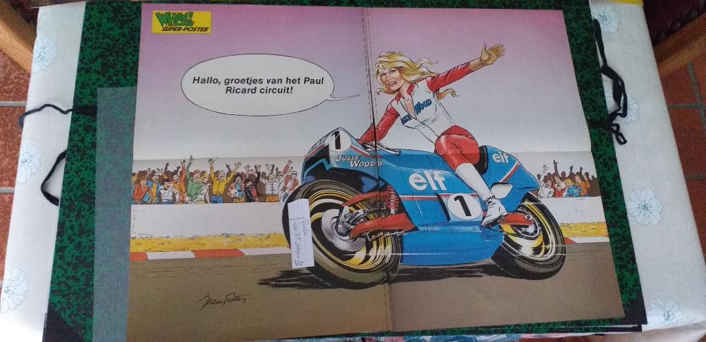affiche Vos bois en 2 volumes de Michel Vaillant, Une BD, Enlèvement ou Envoi, Utilisé, Jean Graton