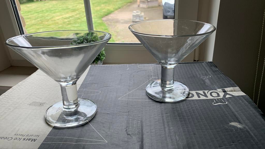 coupés voor voorgerecht of ijs12stuks, Ophalen
