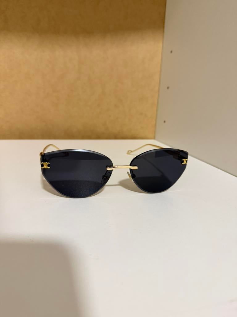 Midnight Gold Cat-Eye zonnebril, Ophalen, Zo goed als nieuw