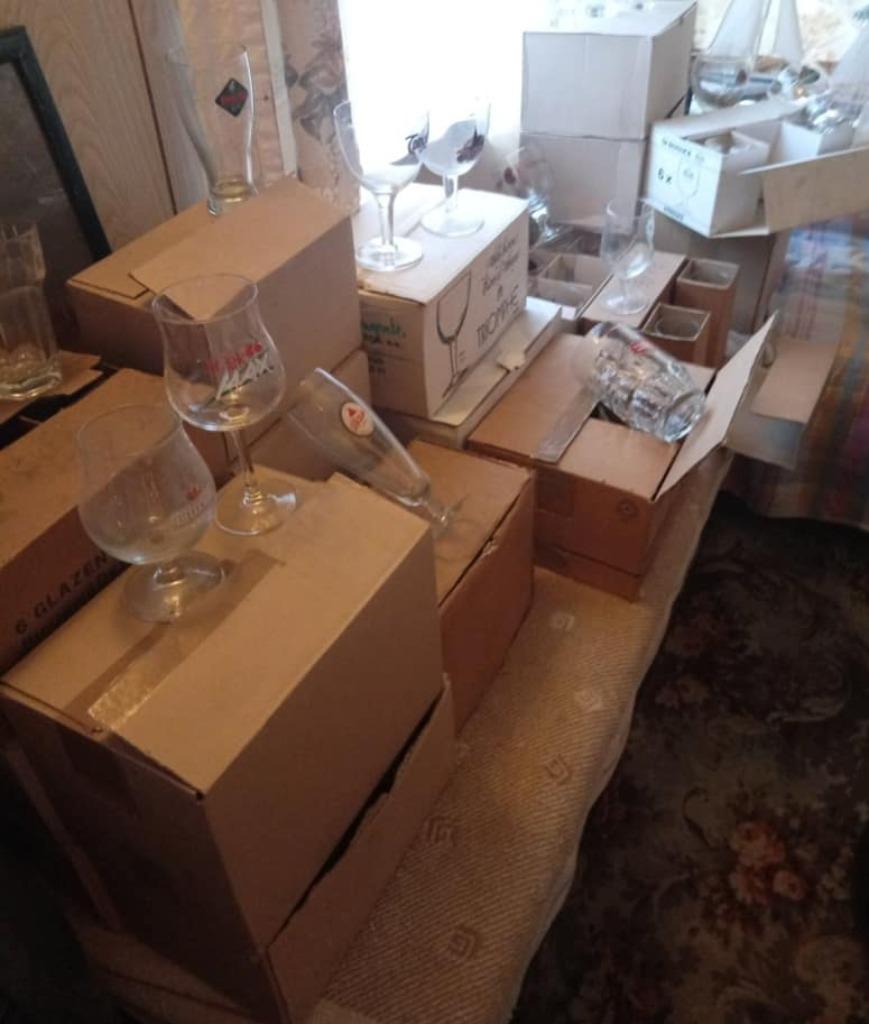 groot partij / lot / bierglazen 20x6, Verzamelen, Glas en Drinkglazen, Nieuw, Ophalen