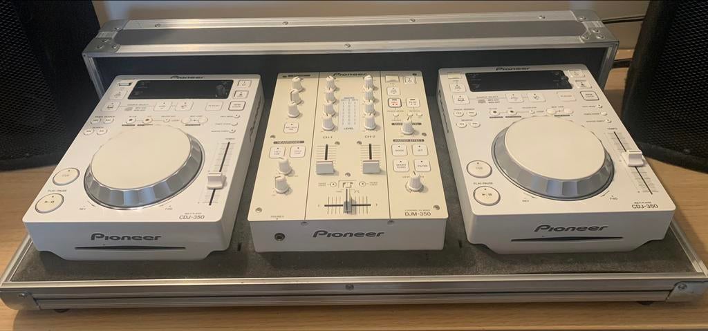 Witte (limited edition)Pioneer 350 set + flight case, Musique & Instruments, Enlèvement, Utilisé, DJ-Set, Pioneer