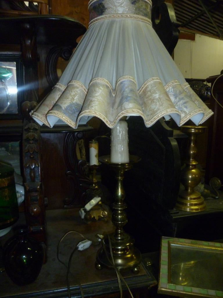 MOOIE KOPEREN LAMPADAIRE, Antiek en Kunst, Ophalen